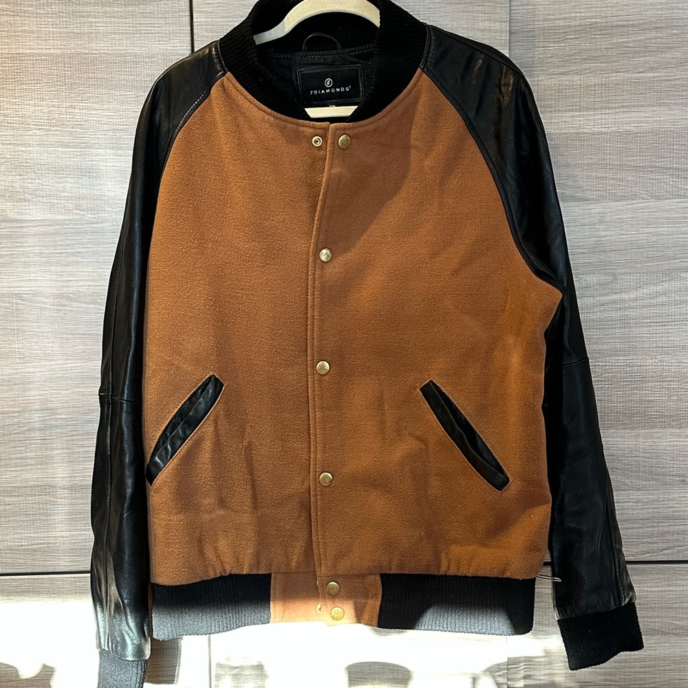 Used 7Diamonds letterman jacket